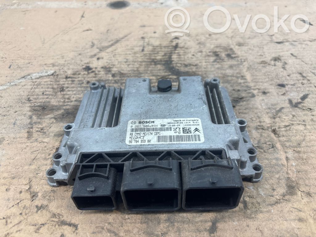 Citroen C4 I Picasso Engine control unit/module 