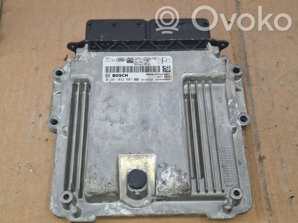 Engine control unit/module   GX7312C520FAF,0281032607,1039S89050