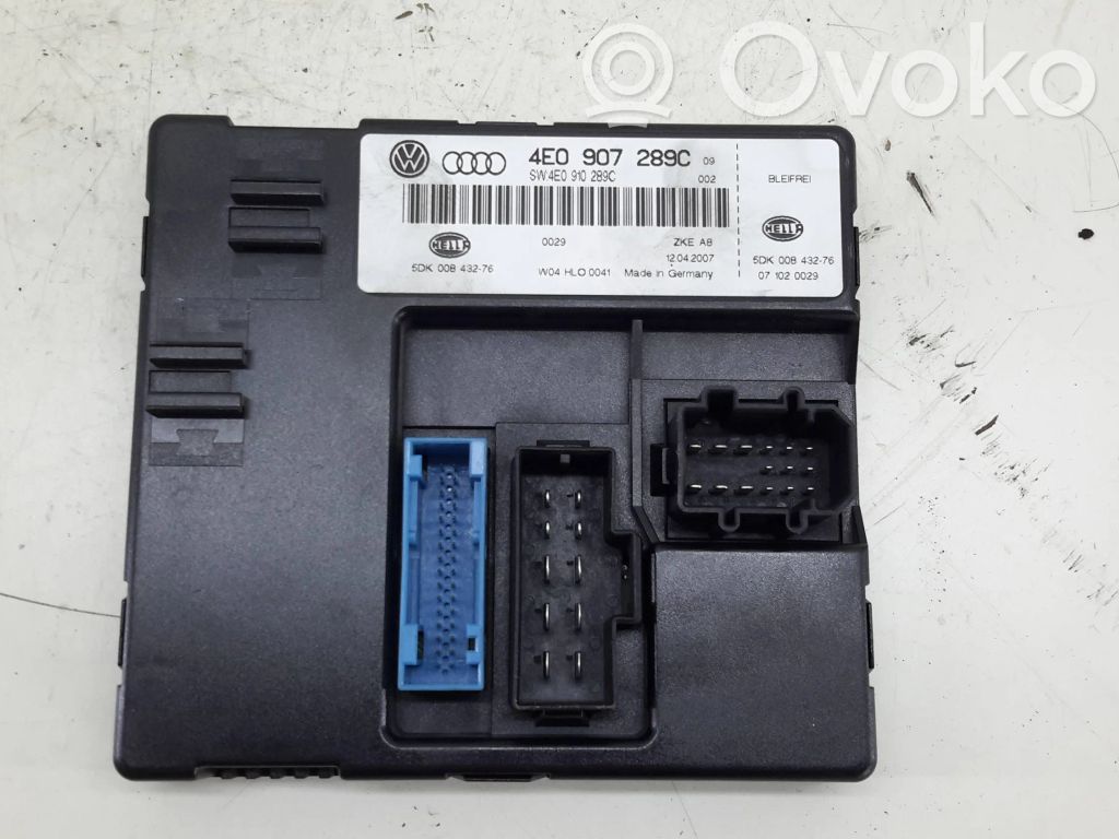 Audi A8 S8 D3 4E Komforta modulis 