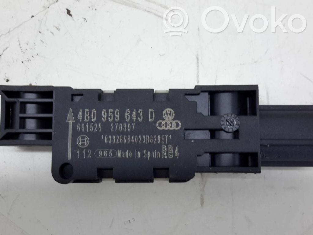 Airbag deployment crash/impact sensor   4B0959643D