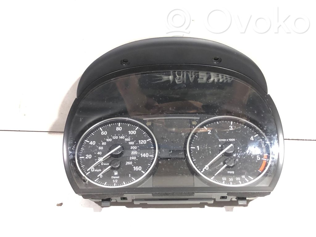 BMW 3 E90 E91 Geschwindigkeitsmesser Cockpit 
