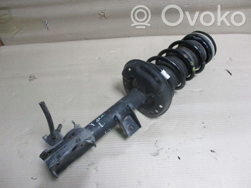 Front shock absorber with coil spring