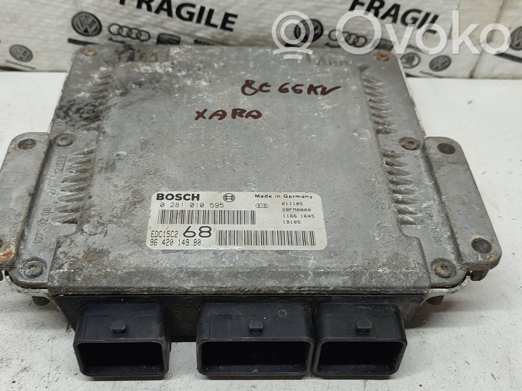Citroen Xsara Picasso Engine control unit/module 