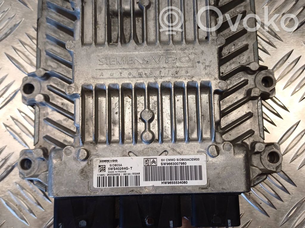 Peugeot 407 Engine control unit/module 