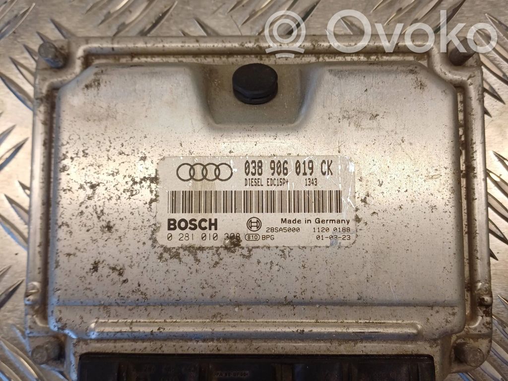 Engine control unit/module ECU   0281010308,038906019CK,28SA5000