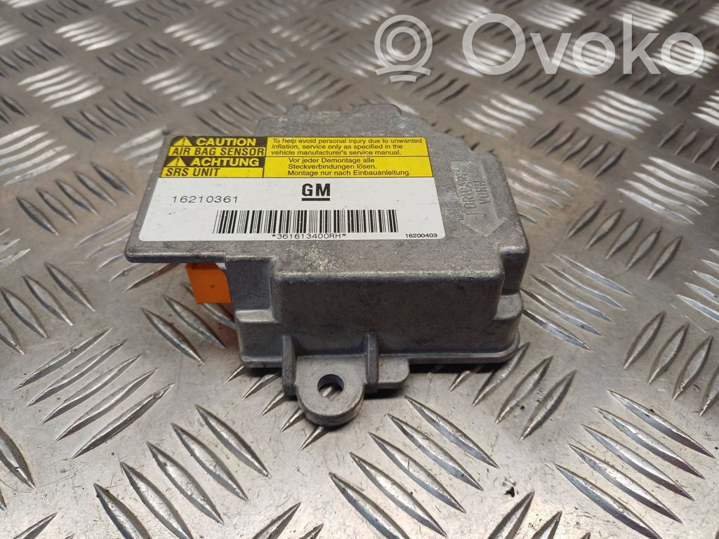 Opel Sintra Airbag control unit/module 