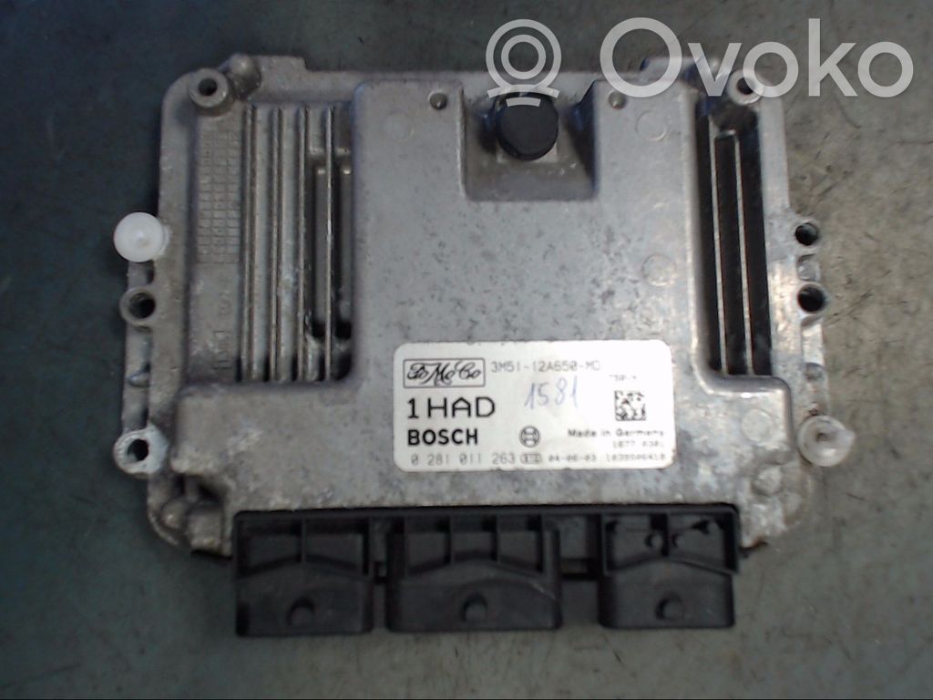 Engine control unit/module   3M5112A650MD,0281011263