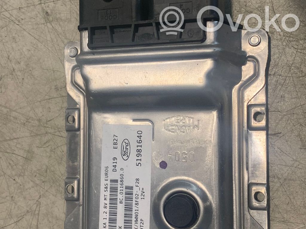 Ford Ka Variklio valdymo blokas 