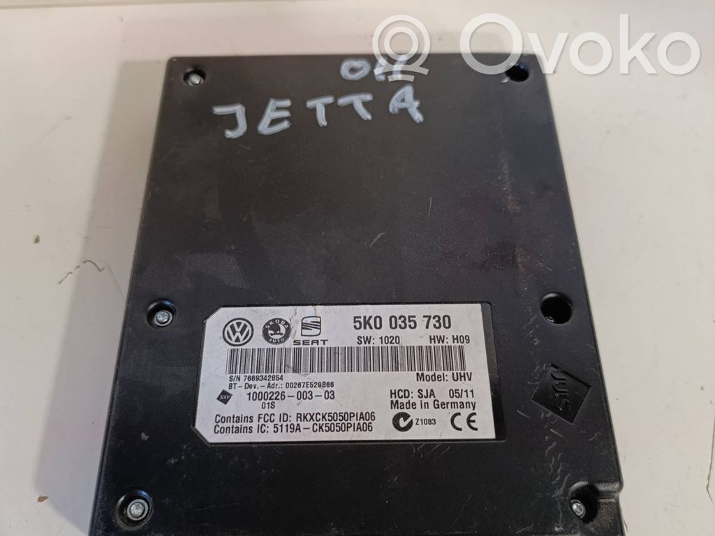 Volkswagen Jetta VI Bluetooth control unit module 