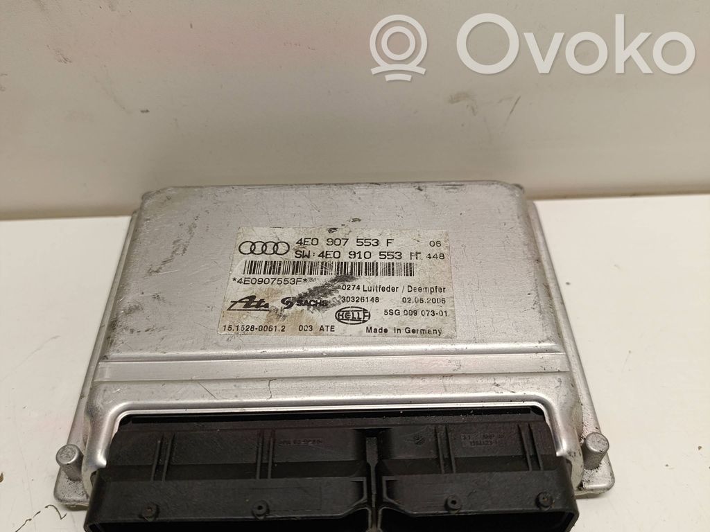 Unidad de control/módulo de la suspensión   4E0907553F,4E0910553H