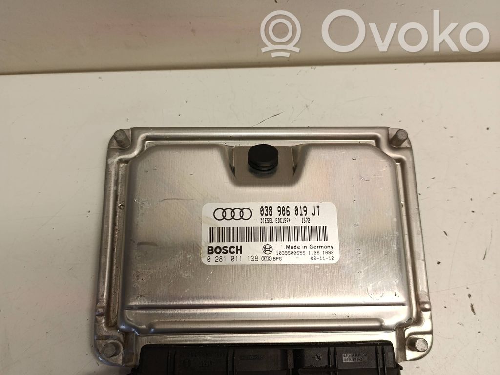 Engine control unit/module   038906019JT,1039S00656,0281011138