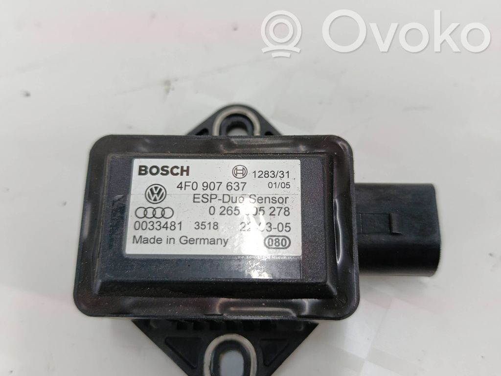 Audi A6 S6 C6 4F Czujnik przyspieszenia ESP 
