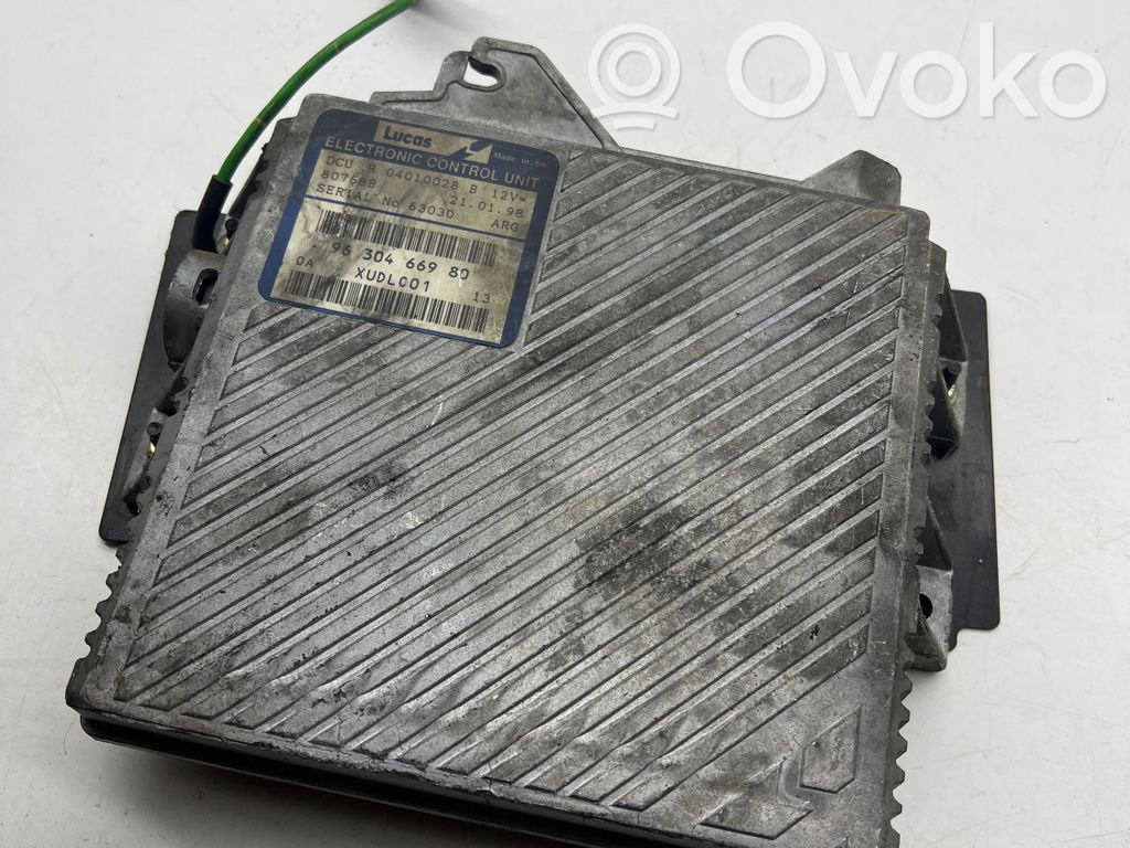 Engine control unit/module   9630466980,XUDL001,80768B,04010028B