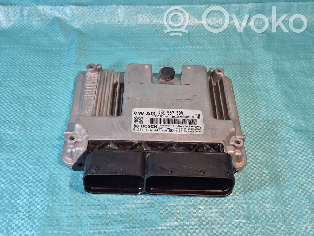 Engine control unit/module   05E907309,0261S16449