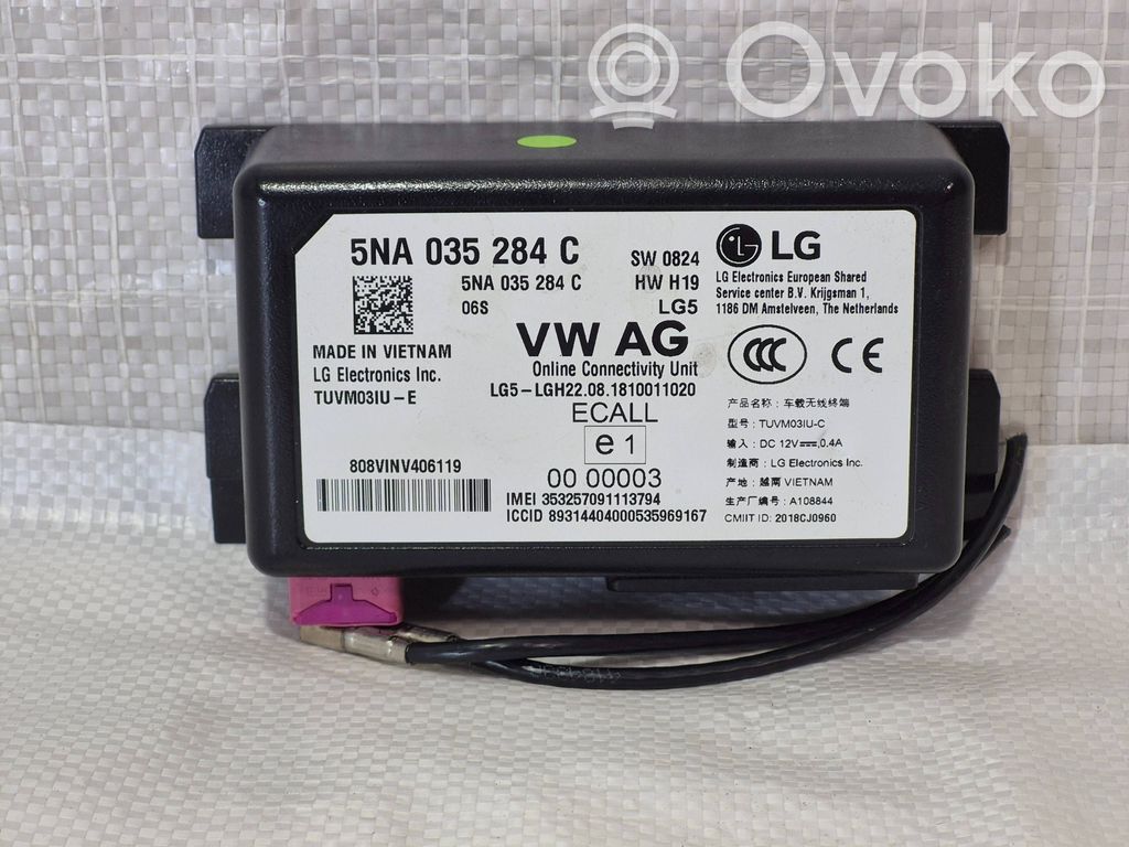Bluetooth modulis   5NA035284C,808VVV406119