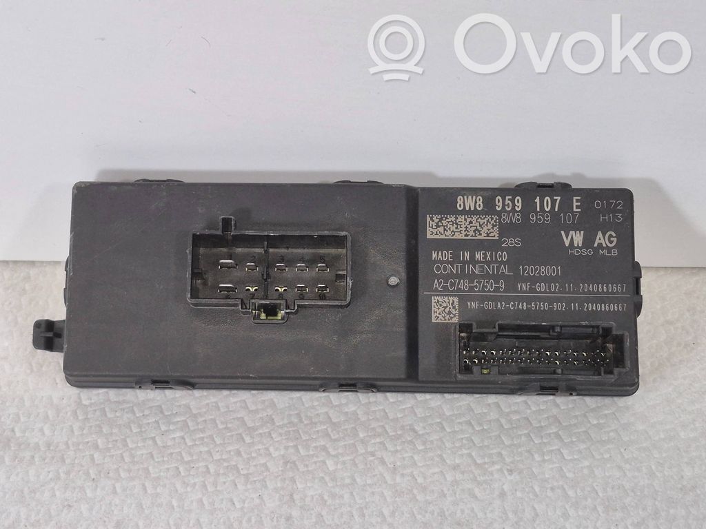 Unité de commande / module de hayon   8W8959107E,8W8959107
