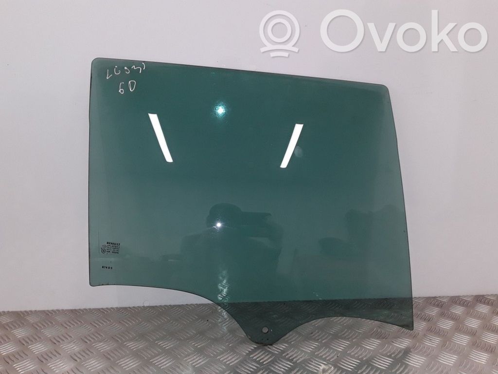 Renault Laguna II Rear door window glass 