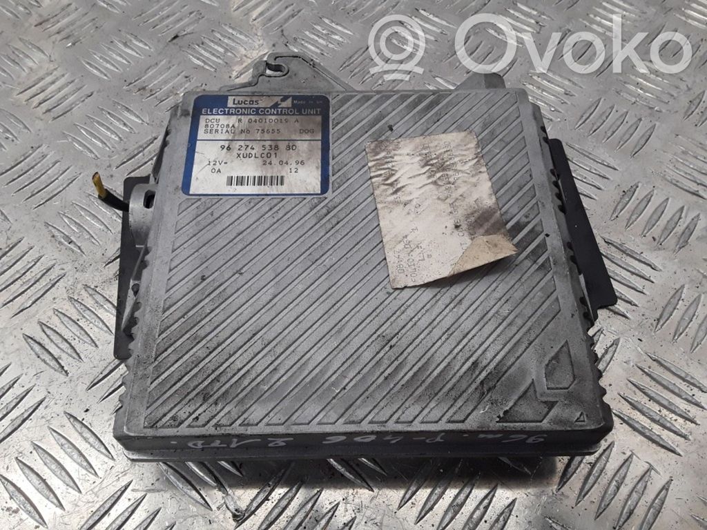 Engine control unit/module   9627453880,R04010019,75655