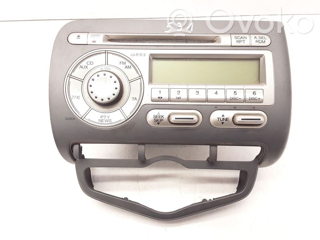 Honda Jazz Radio/CD/DVD/GPS head unit 