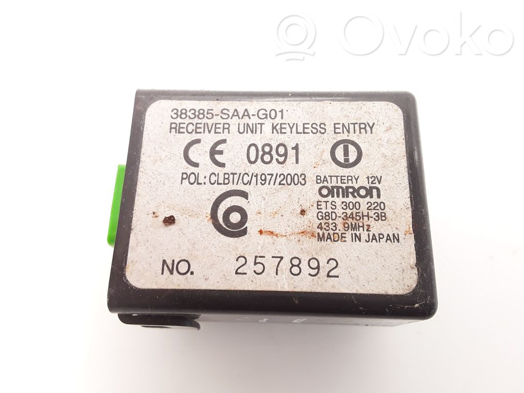 Sonstige Steuergeräte / Module   38385SAAG01,38385SAA,38385