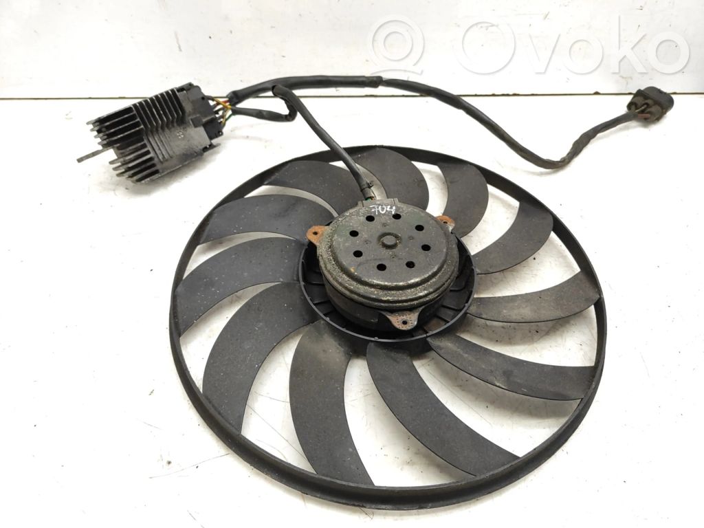 Audi A6 S6 C6 4F Elektrisks radiatoru ventilators 