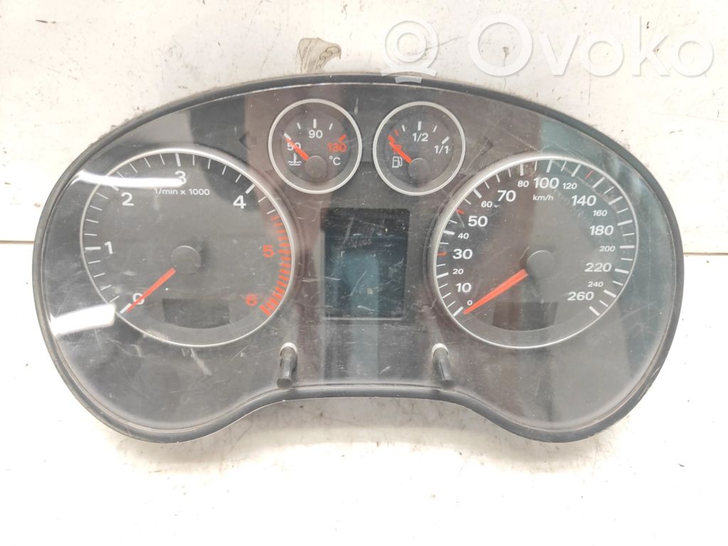Audi A3 S3 A3 Sportback 8P Speedometer (instrument cluster) 