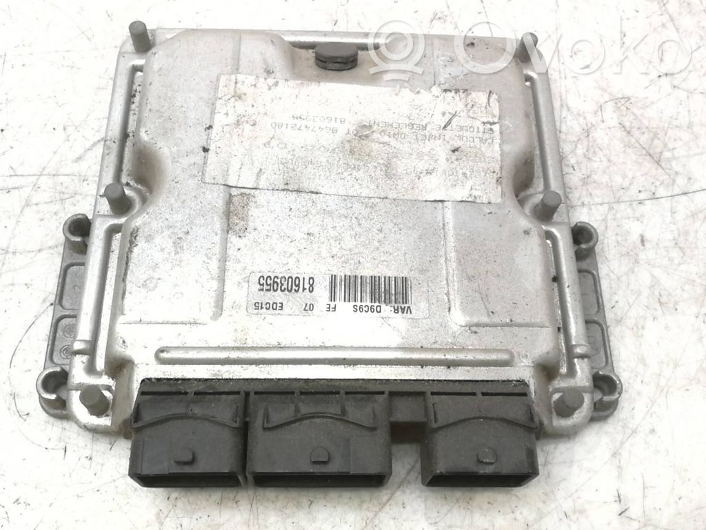 Engine control unit/module   9646850580,9647472180,0281011080