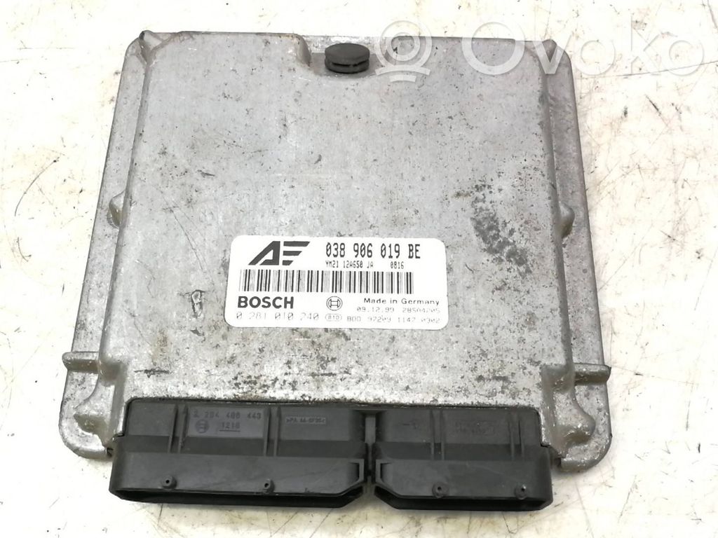 Engine control unit/module   038906019BE,28SA4205,YM2112A650JA,0281010240