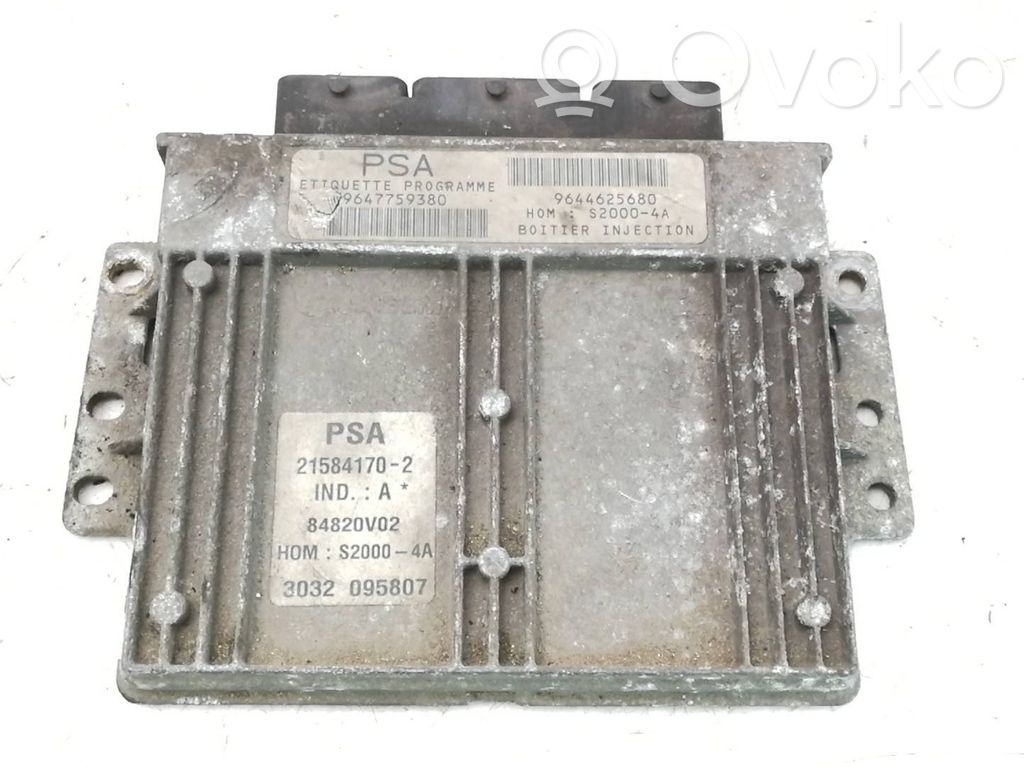 Peugeot 206 Engine control unit/module 