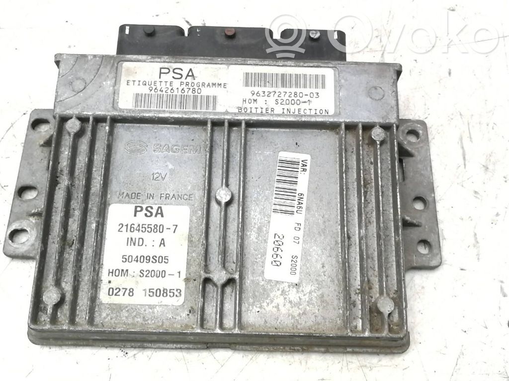 Citroen Xsara Picasso Engine control unit/module 