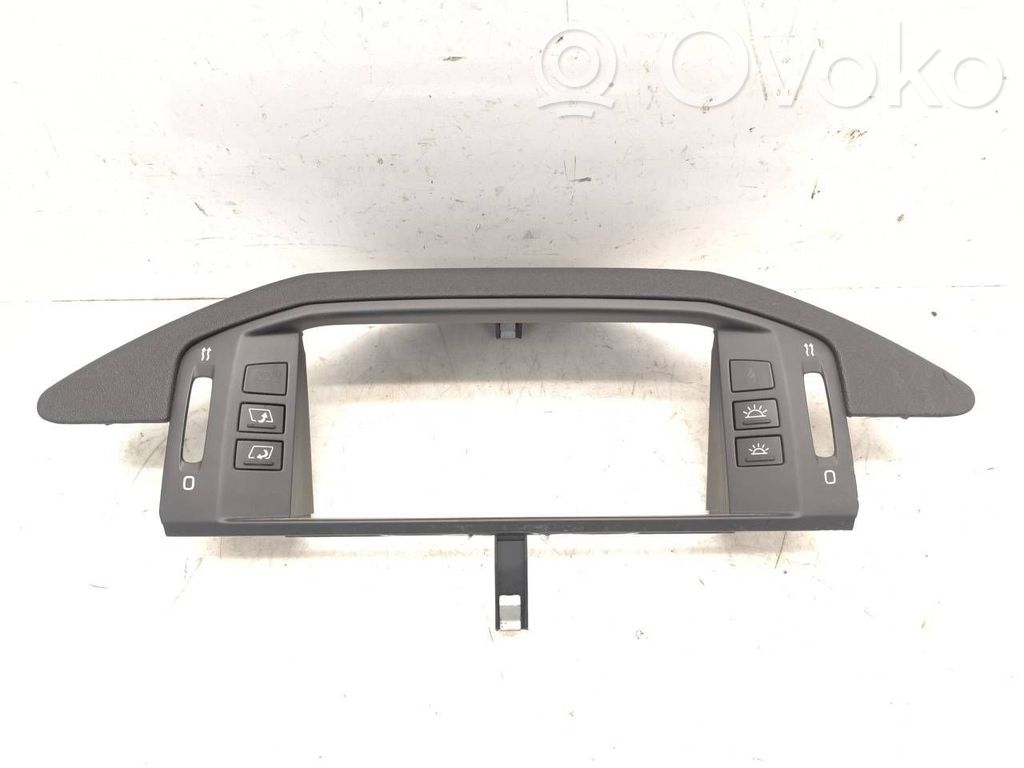 Citroen C6 Moldura de la unidad delantera de radio/GPS 