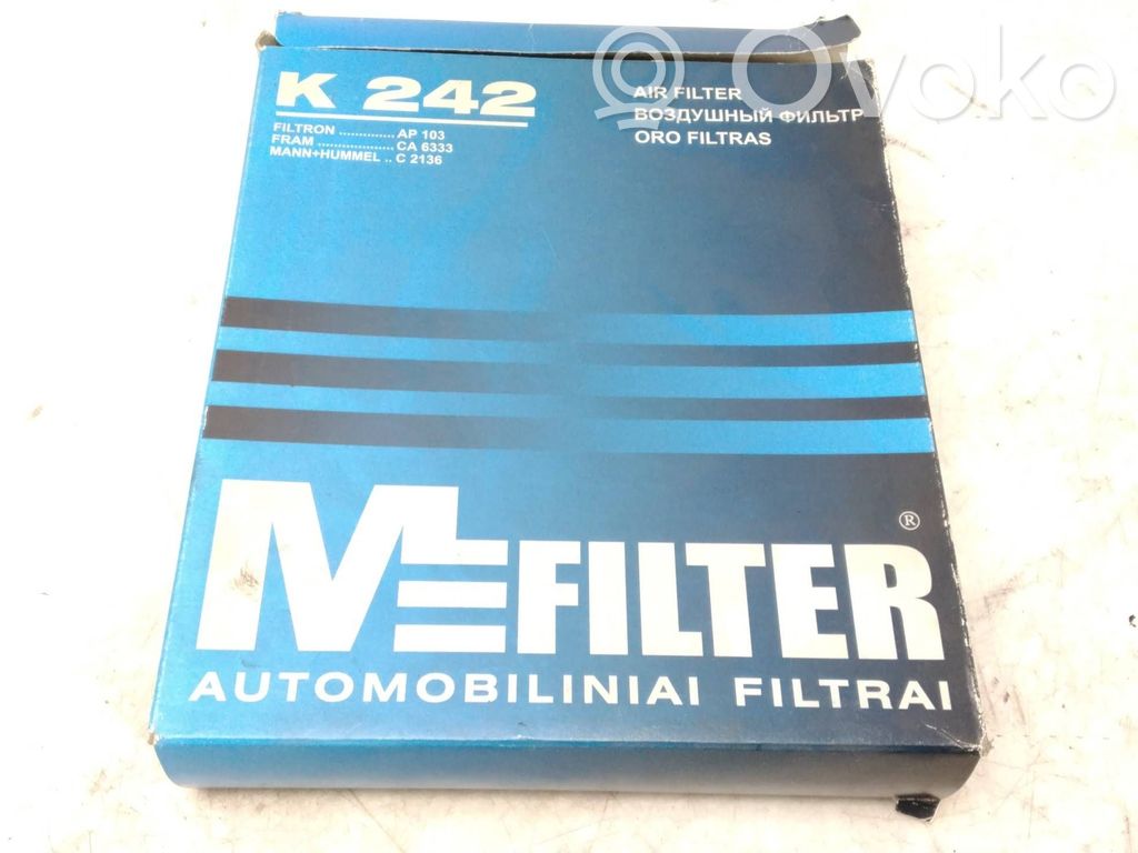 Filtr powietrza   K242,AP103,CA6333,C2136