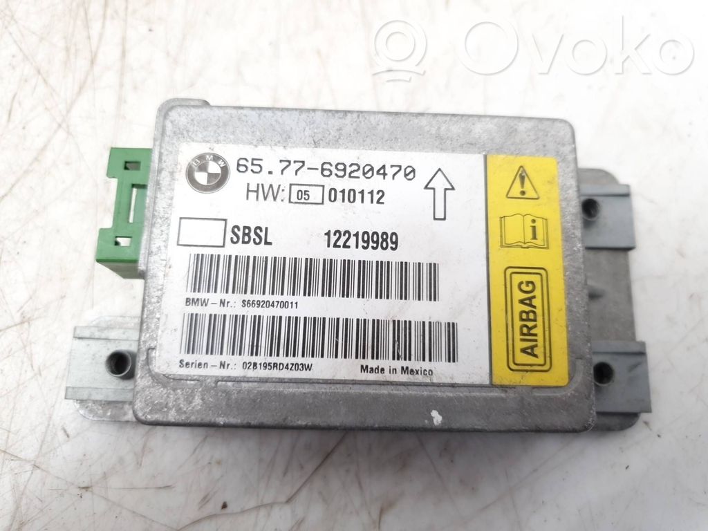 BMW 7 E65 E66 Centralina/modulo airbag 