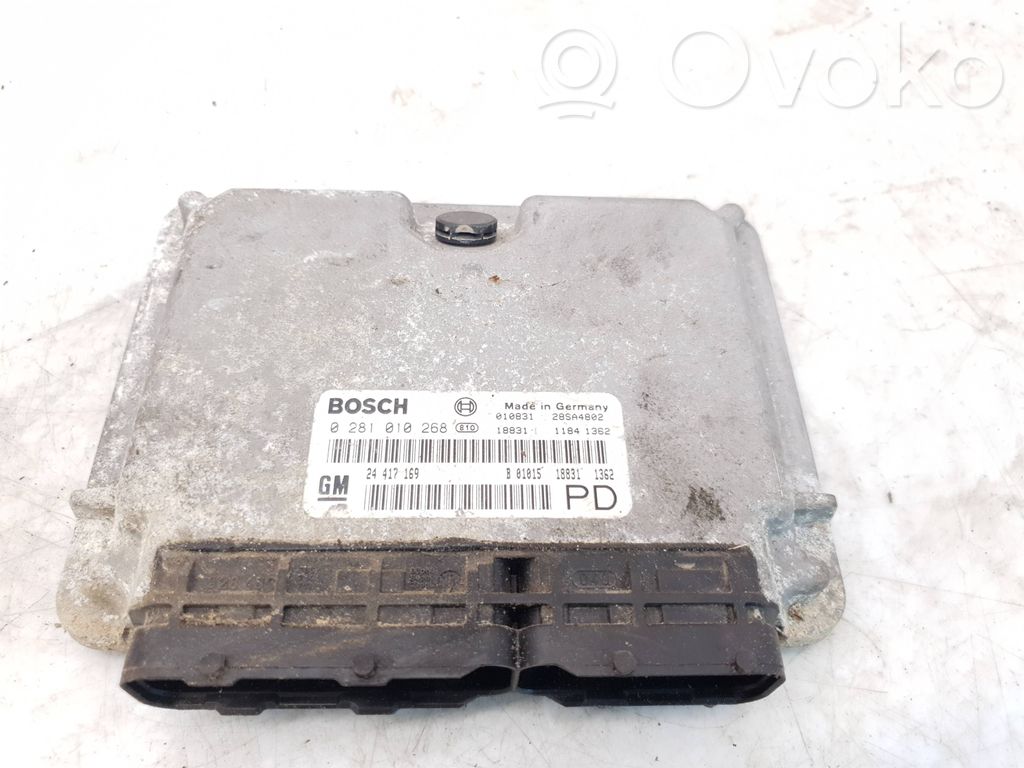 Unidad de control/módulo del motor   0281010268,24417169,28SA4802