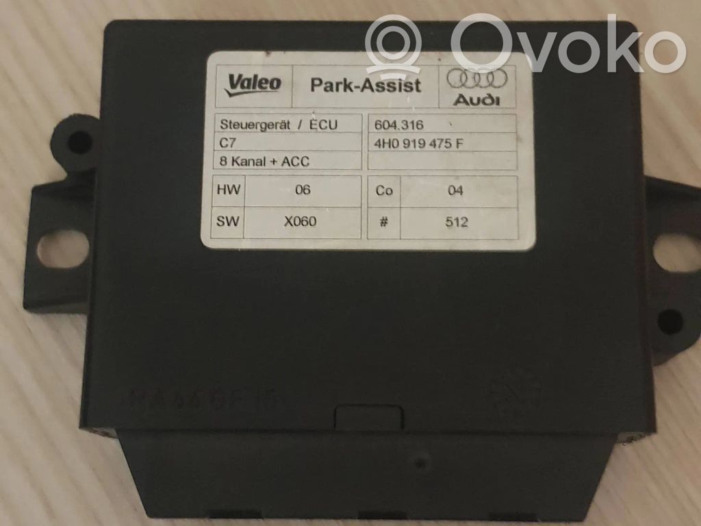 Audi A6 S6 C7 4G Parking PDC control unit/module 
