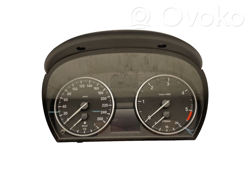 BMW 3 E90 E91 Speedometer (instrument cluster) 