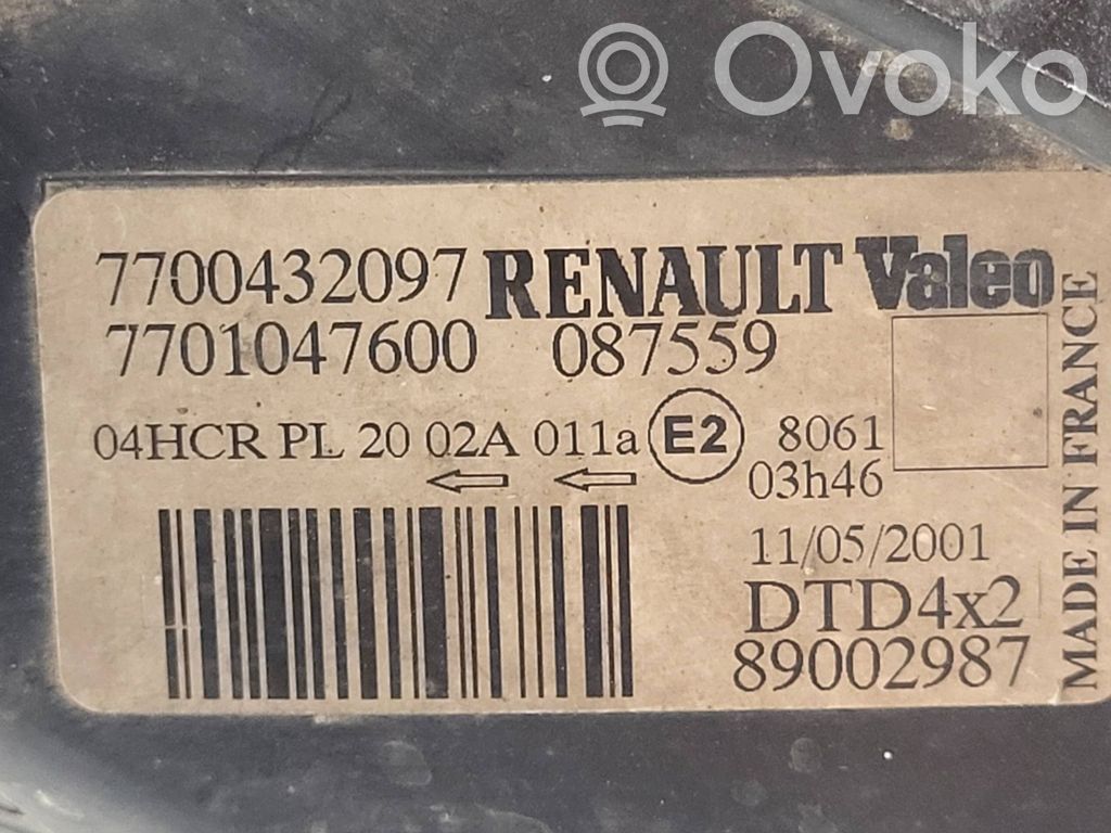 Renault Scenic I Headlight/headlamp 