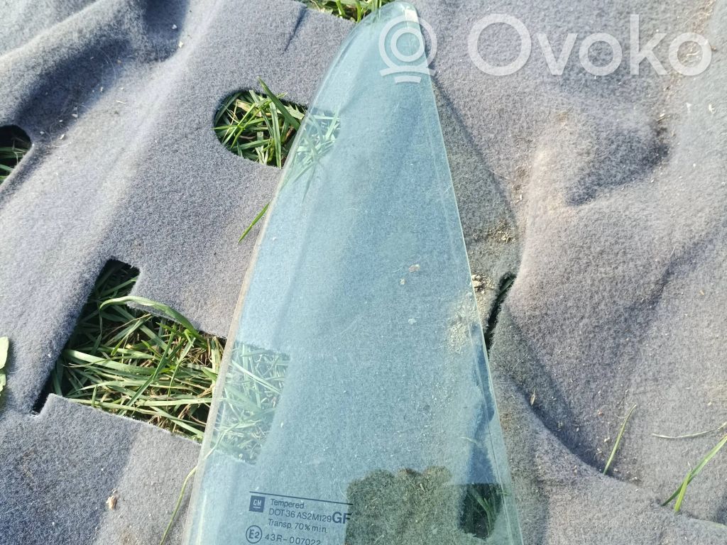 Szyba karoseryjna drzwi tylnych   43R007022,DOT36AS2M129,709601
