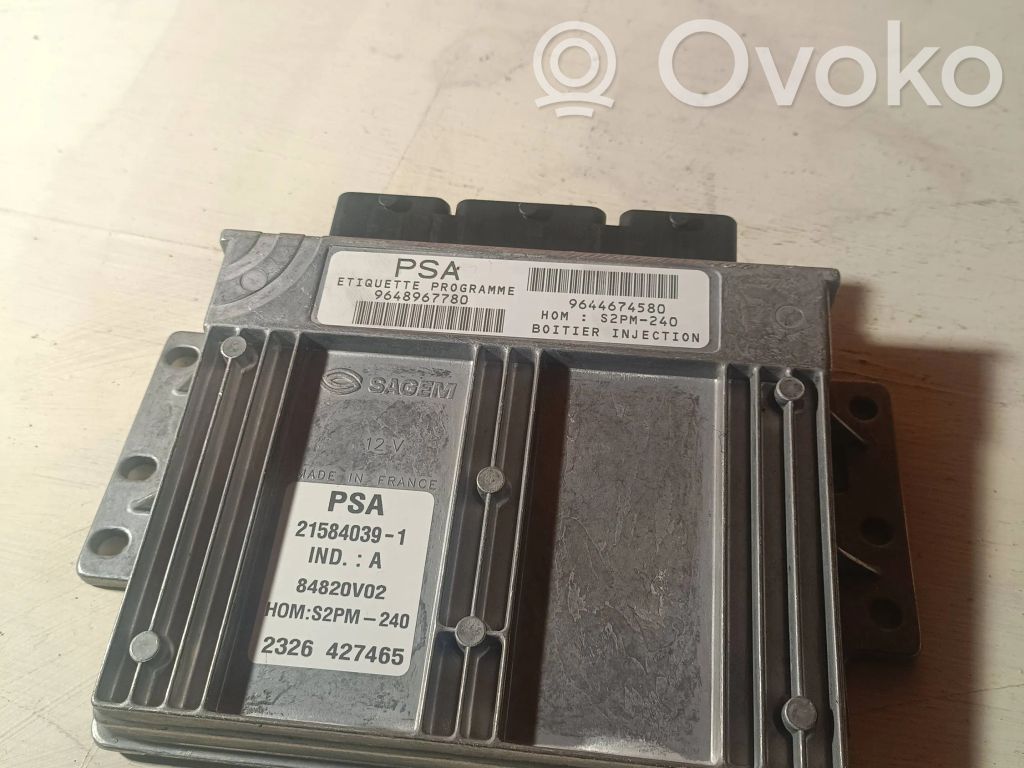 Citroen C5 Engine control unit/module 