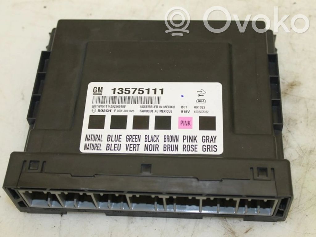Engine control unit/module   13575111,20T8751114Z929V,091023,13575111,20T8751114Z929V,6002JC,F00HJ00625