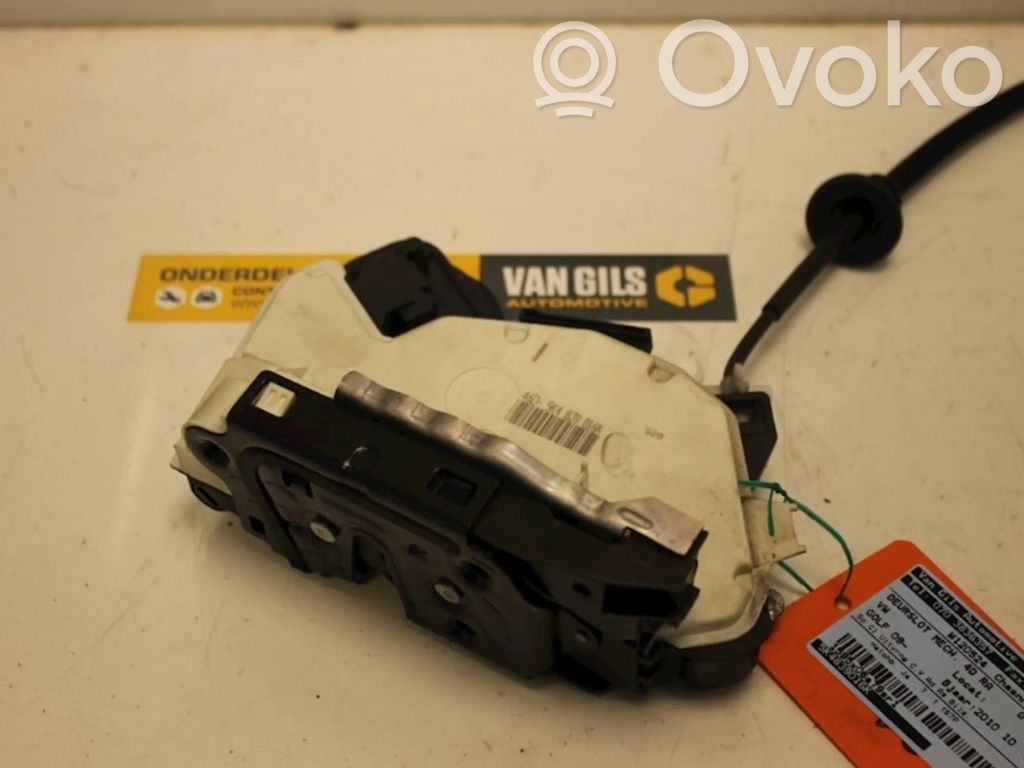 Volkswagen Golf VI Línea de cable de puerta trasera 