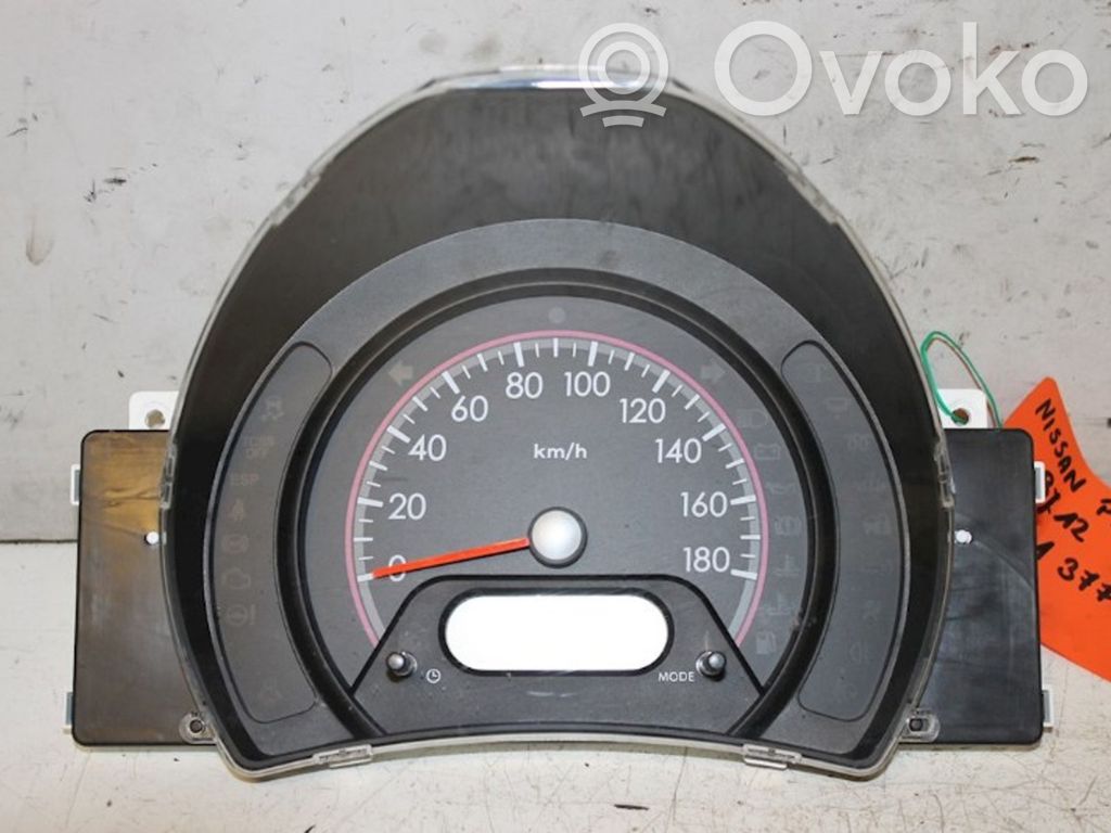 Nissan Pixo Vitezometru (grup de instrumente) 