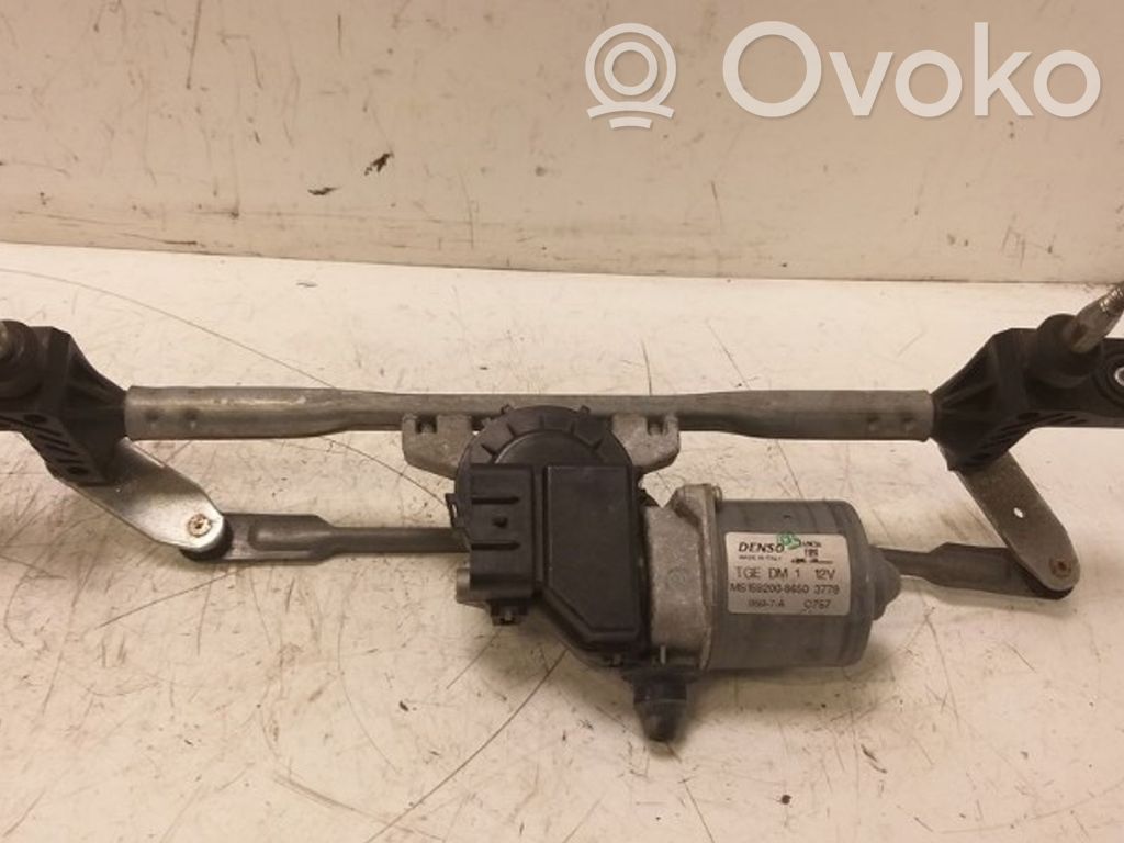 Fiat 500 Mechanizm i silniczek wycieraczek szyby przedniej / czołowej 