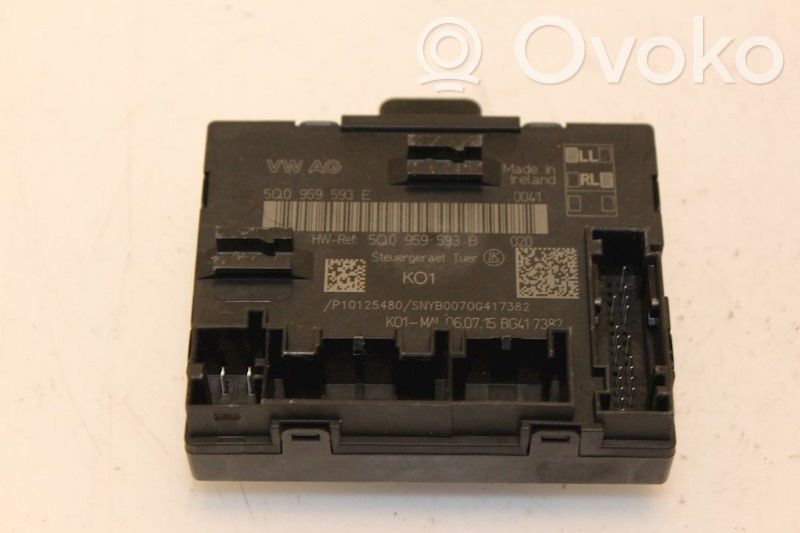 Autres unités de commande / modules   5Q0959593E,5Q0959593E