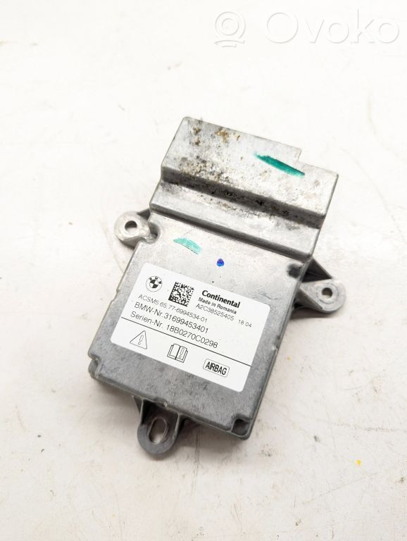 BMW 5 G30 G31 G38 Unidad de control/módulo del Airbag 