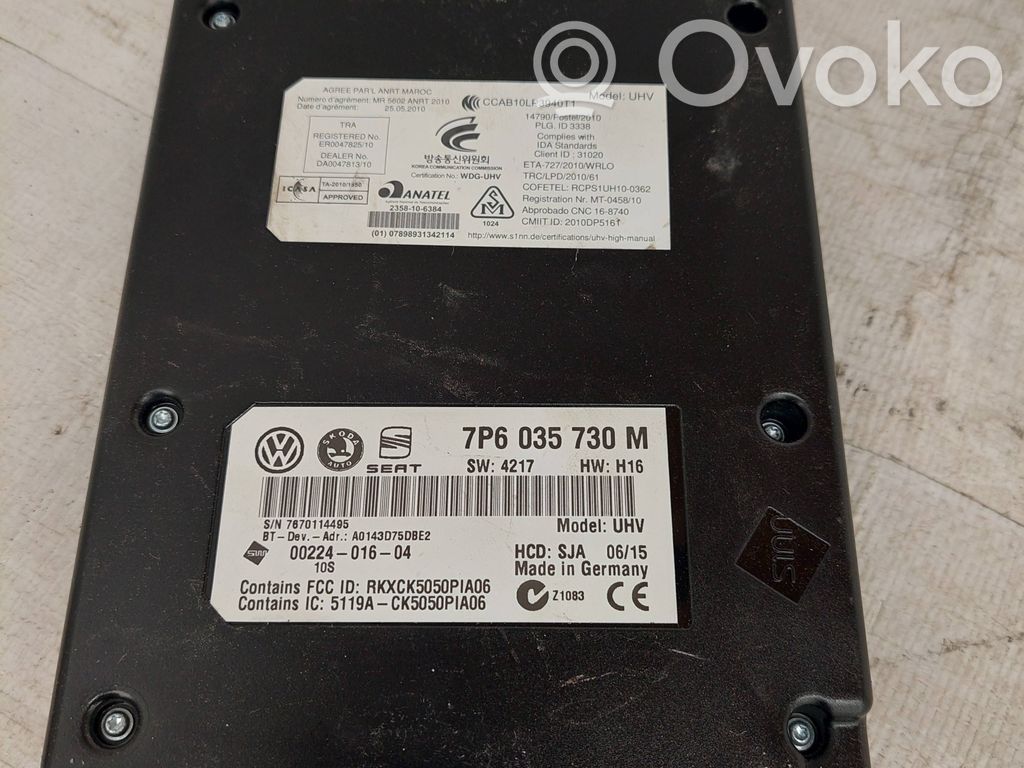 Bluetooth control unit module   7P6035730M