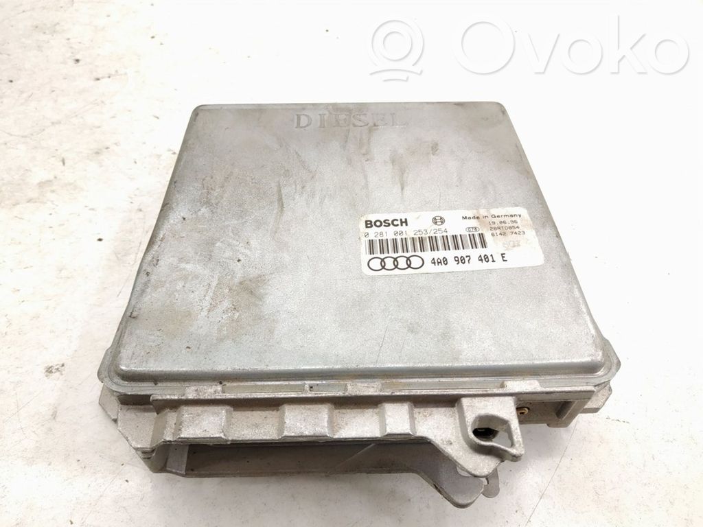Engine control unit/module   4A0907401E,0281001253254