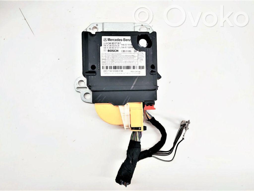 Mercedes-Benz B W246 W242 Unitate/modul de comandă airbaguri 