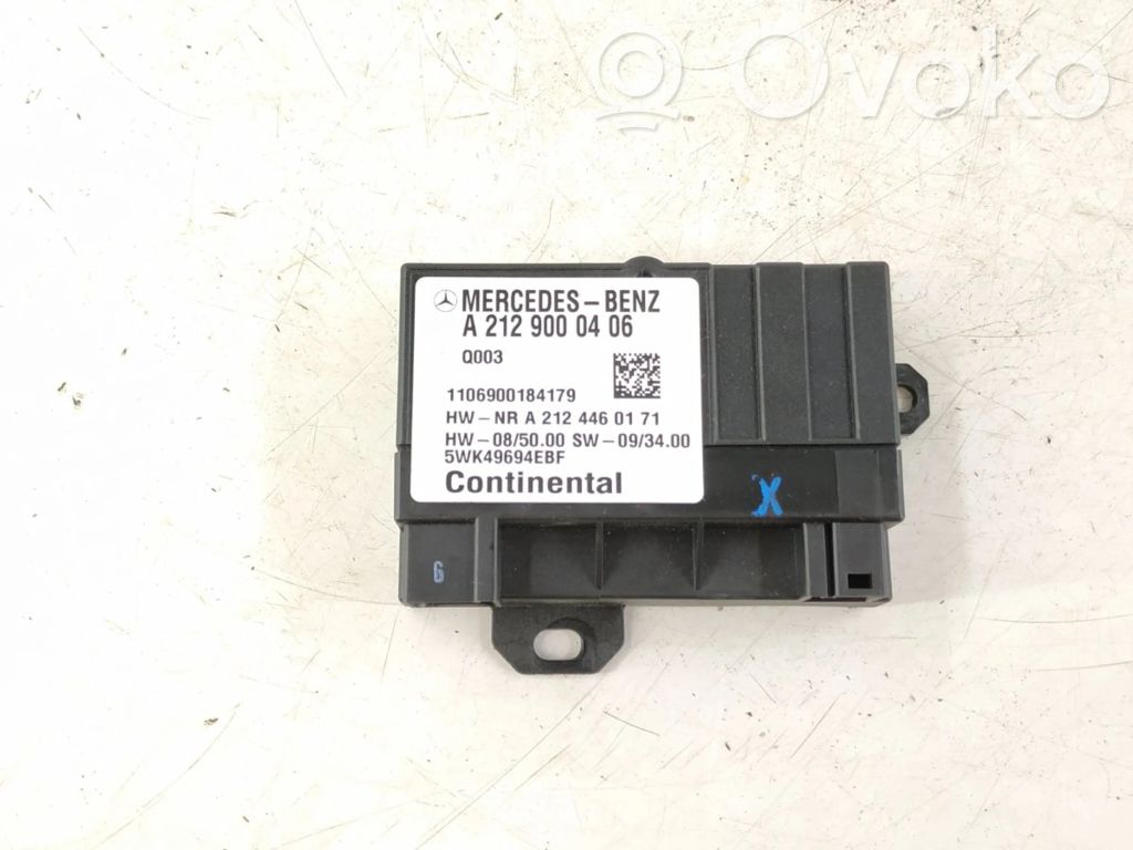 Mercedes-Benz GLK (X204) Unité de commande / module de pompe à carburant 
