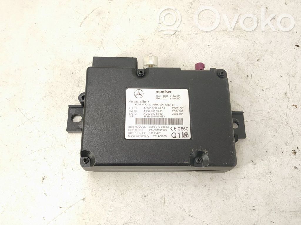 Mercedes-Benz S W222 Phone control unit/module 